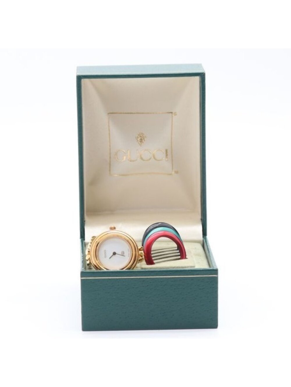 Gucci Change Bezel 11/12 White Dial Watch